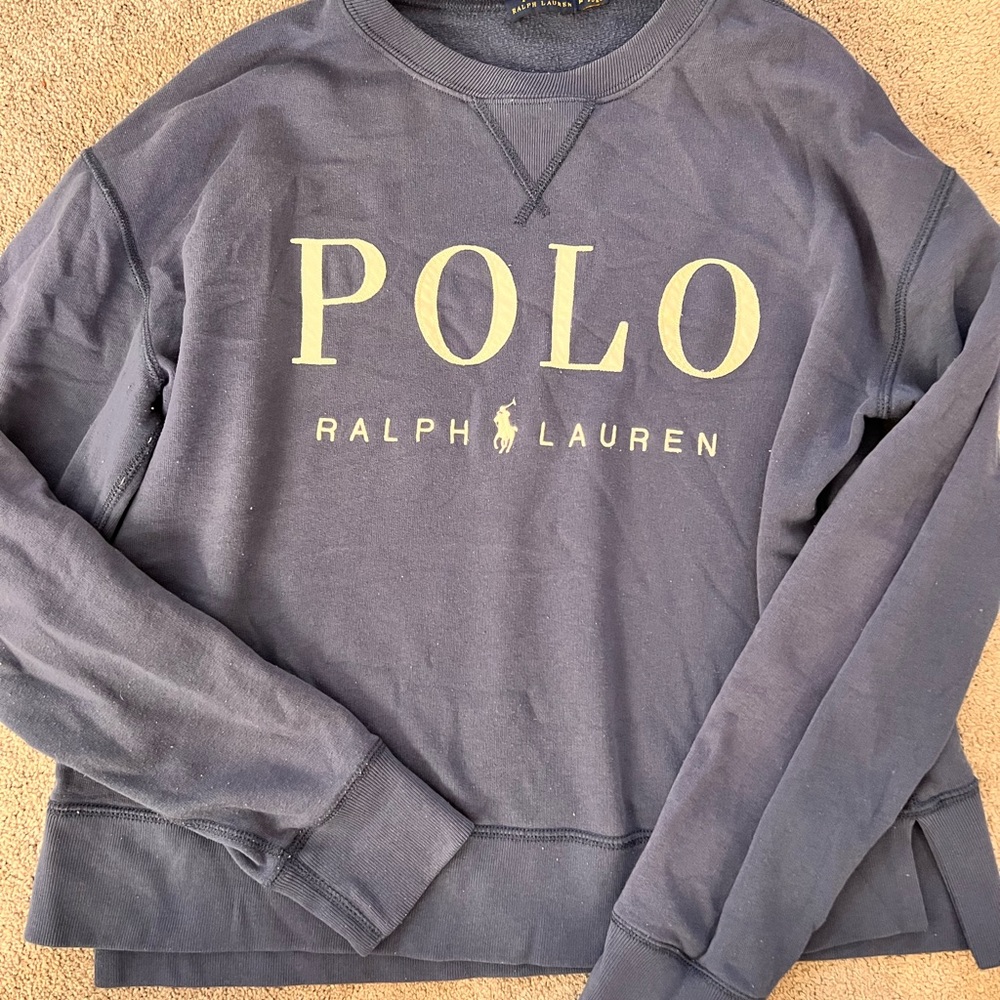 Polo Ralph Lauren Navy Sweatshirt M